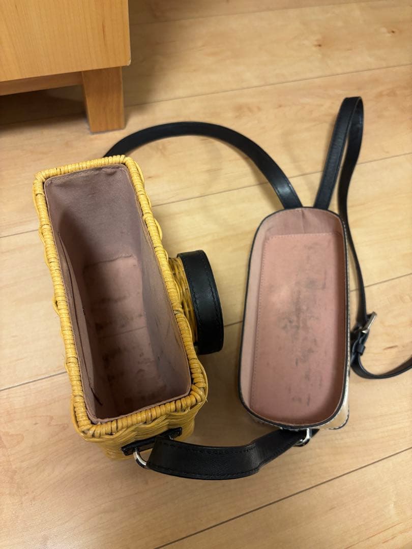 Kate Spade カメラ型かごバッグ