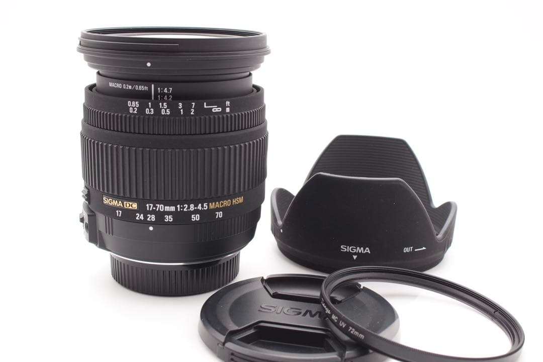 SIGMA 17-70mm F2.8-4.5 MACRO HSM ニコン用　美品