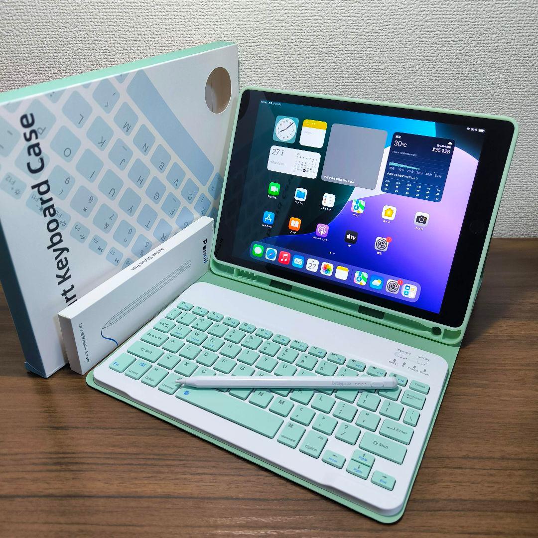 iPad 第9世代 256GB、タッチペン、キーボードとケースセット