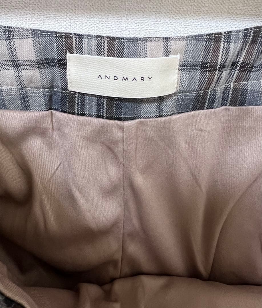 Andmary アンドマリー Sonia lace up mini skirt