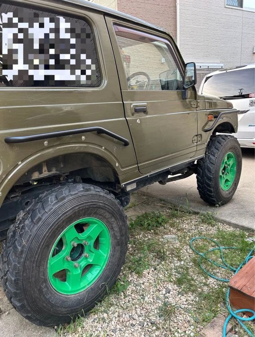 ジムニーオフロード車用バンパーガード ブラック