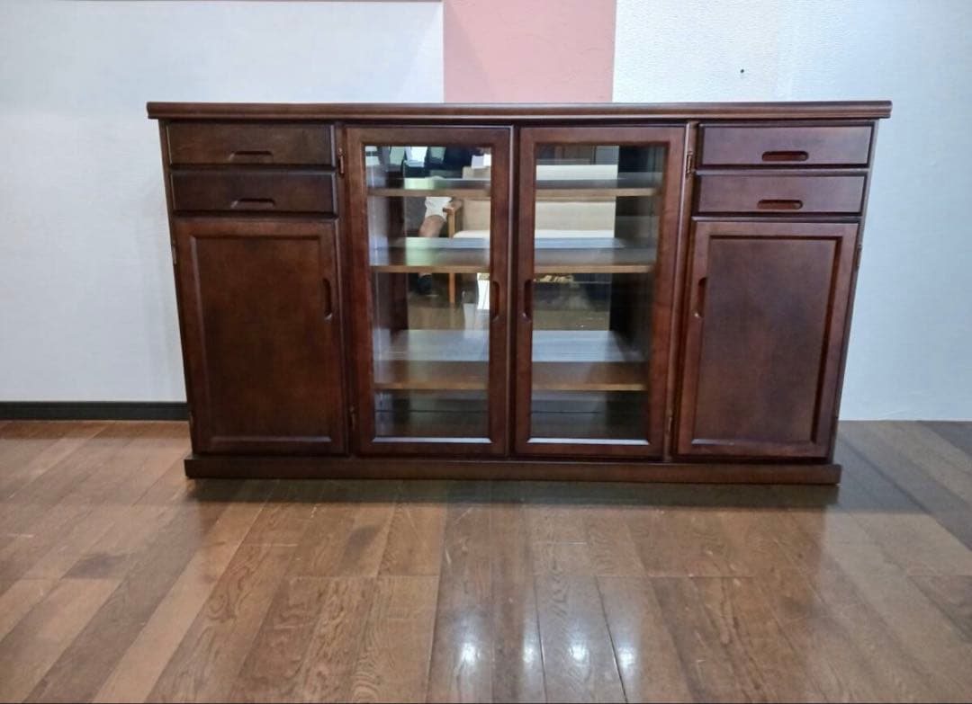 大雪木工 サイドボード キャビネット 収納棚