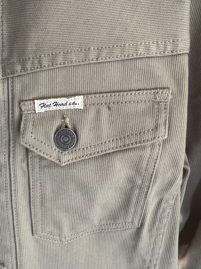 The Flat Head コットンピケジャケット