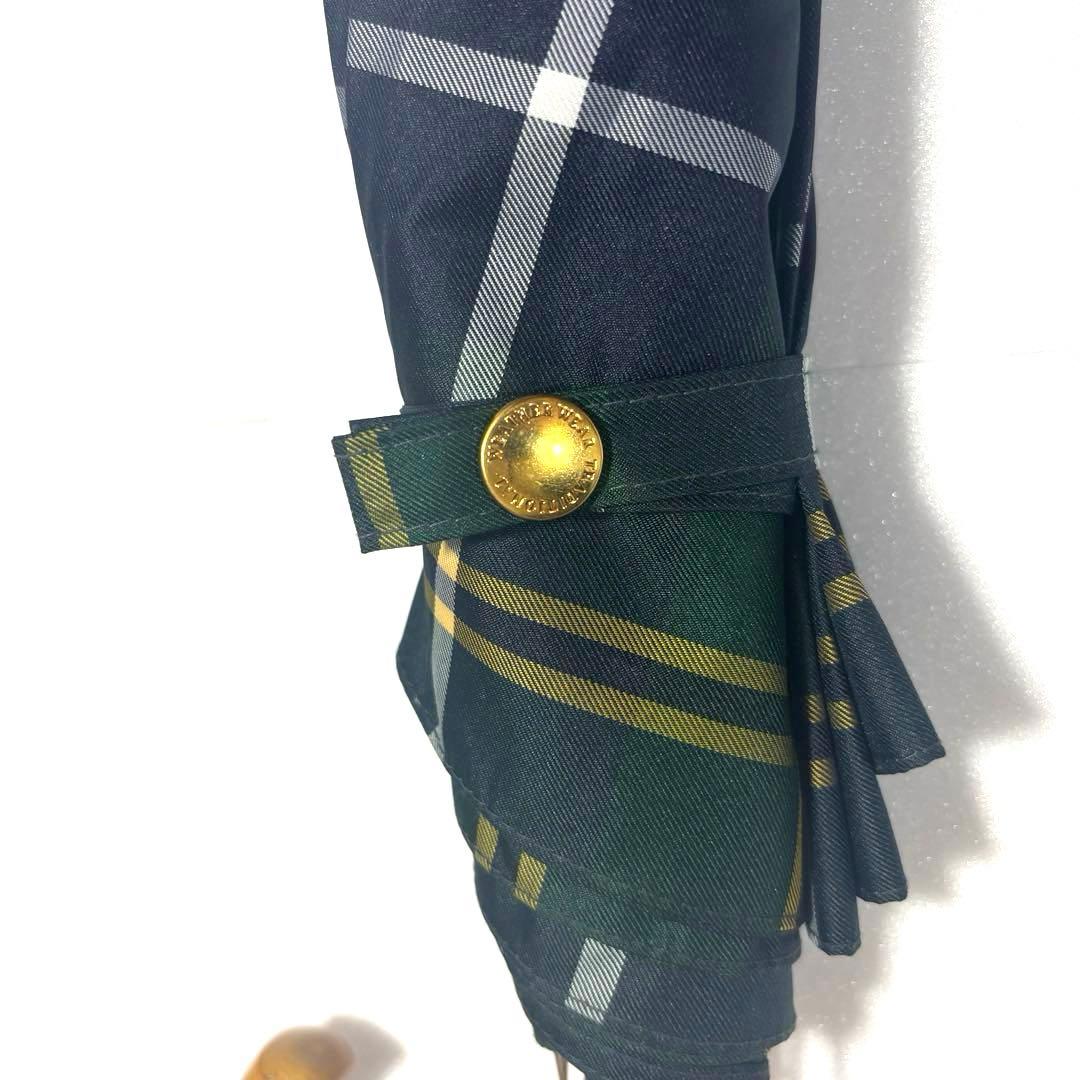 【美品✨】トラディショナルウェザーウェア　折りたたみ傘 チェック柄
