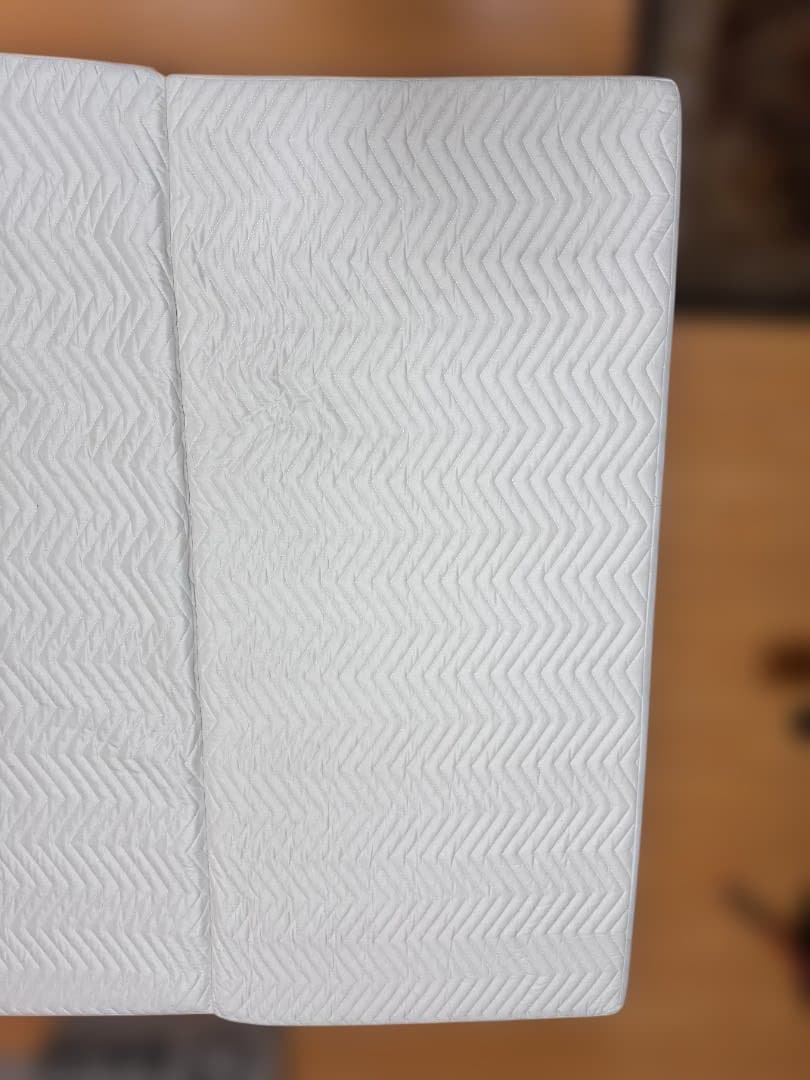 雲のやすらぎプレミアム 三つ折りマットレス ダブル ＋ やわもちフィットシーツ付