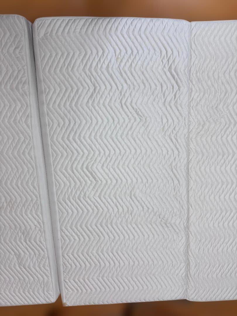 雲のやすらぎプレミアム 三つ折りマットレス ダブル ＋ やわもちフィットシーツ付