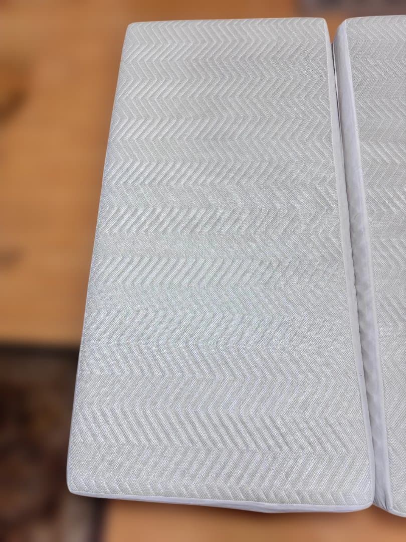 雲のやすらぎプレミアム 三つ折りマットレス ダブル ＋ やわもちフィットシーツ付