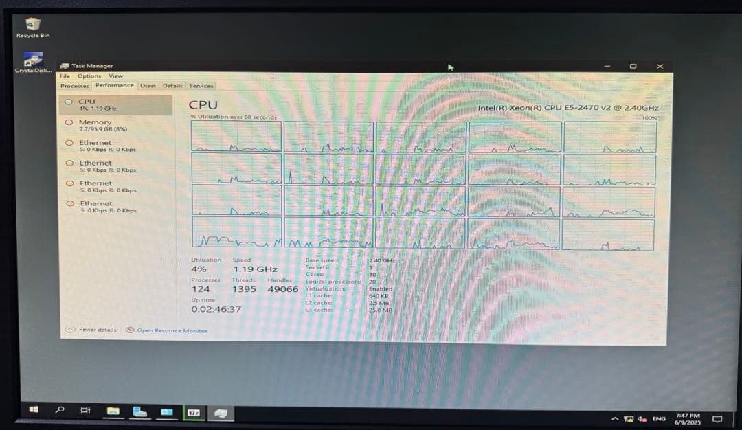 サーバーPowerEdge R320 2470v2 96GB 240GBx4