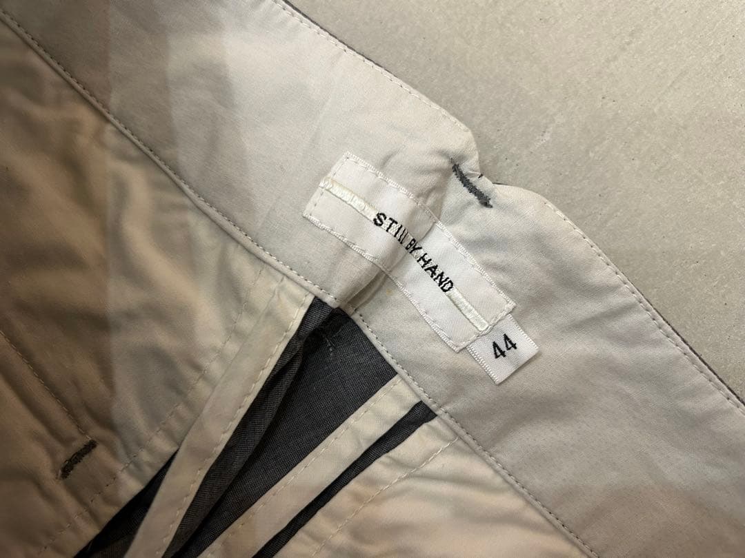 新品 STIIL BY HAND Co / Pe パンツ 44