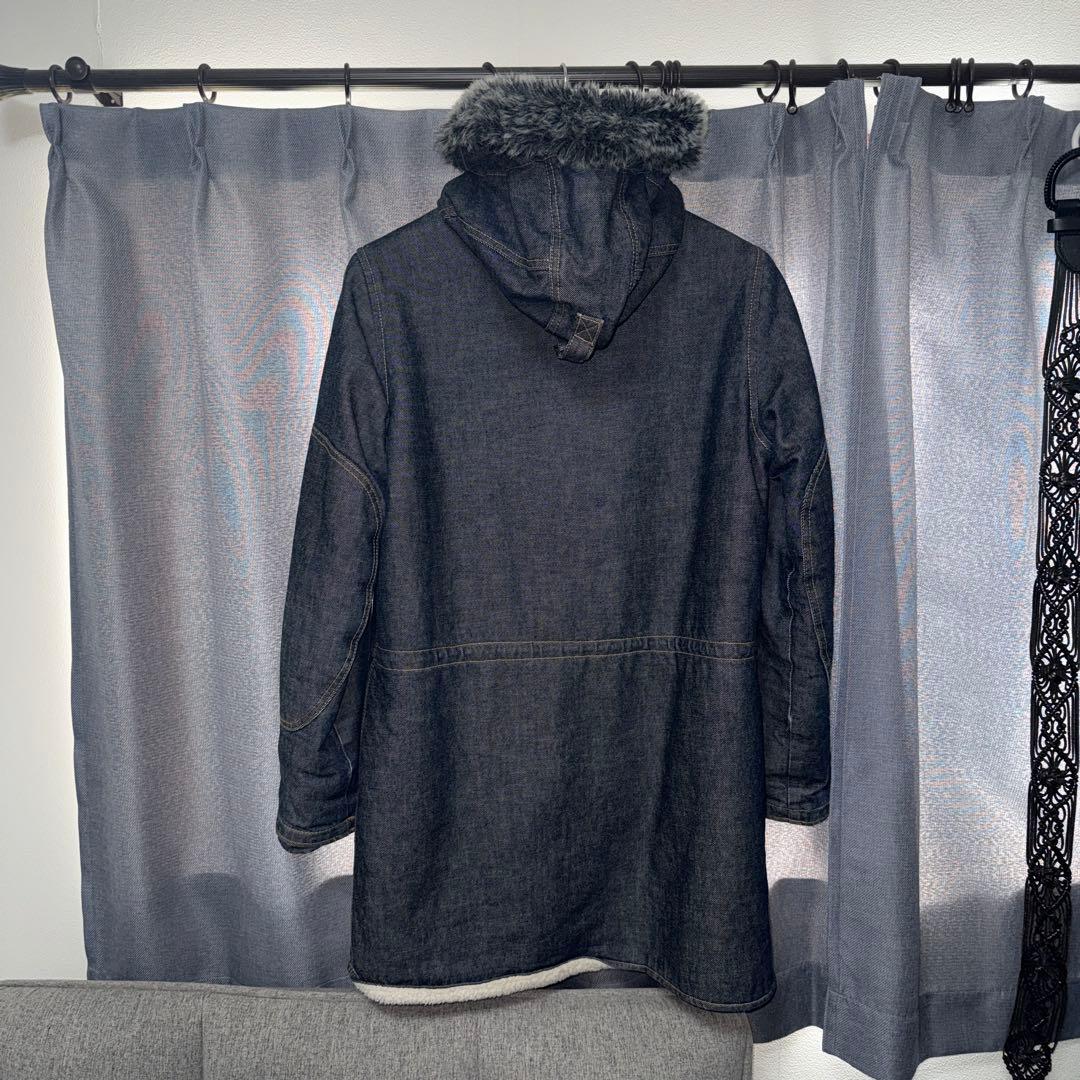 beauty:beast フーデッドコート モッズコート デニムハーフコート