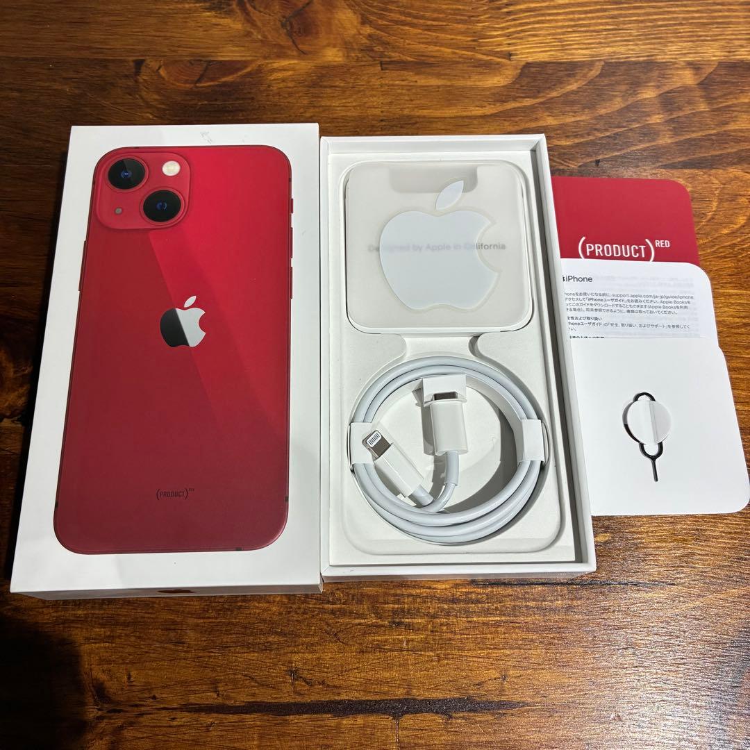 スマートフォン本体 Apple iPhone 13 mini (PRODUCT)RED 128GB