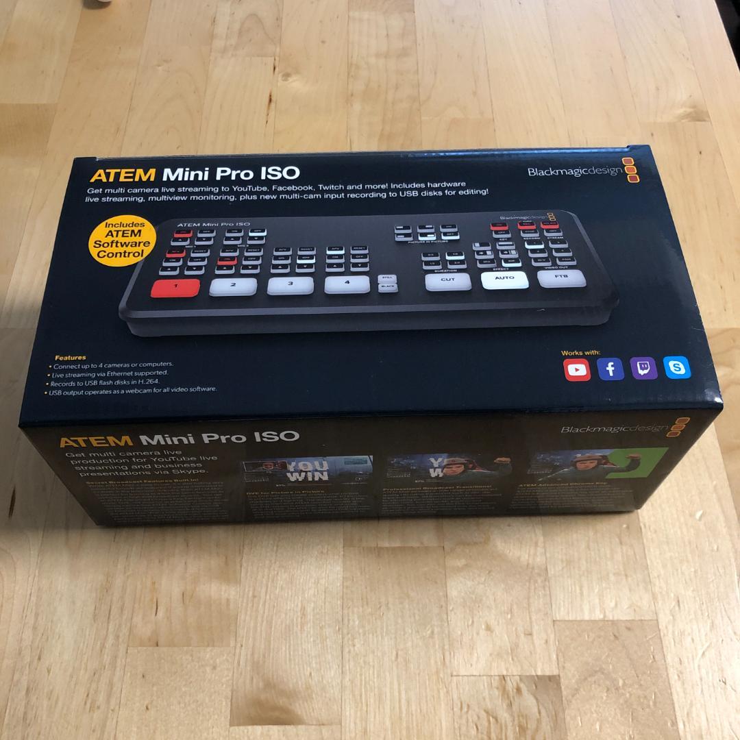 新品級美品！ATEM Mini Pro ISO 付属品多数おまけ付きです！