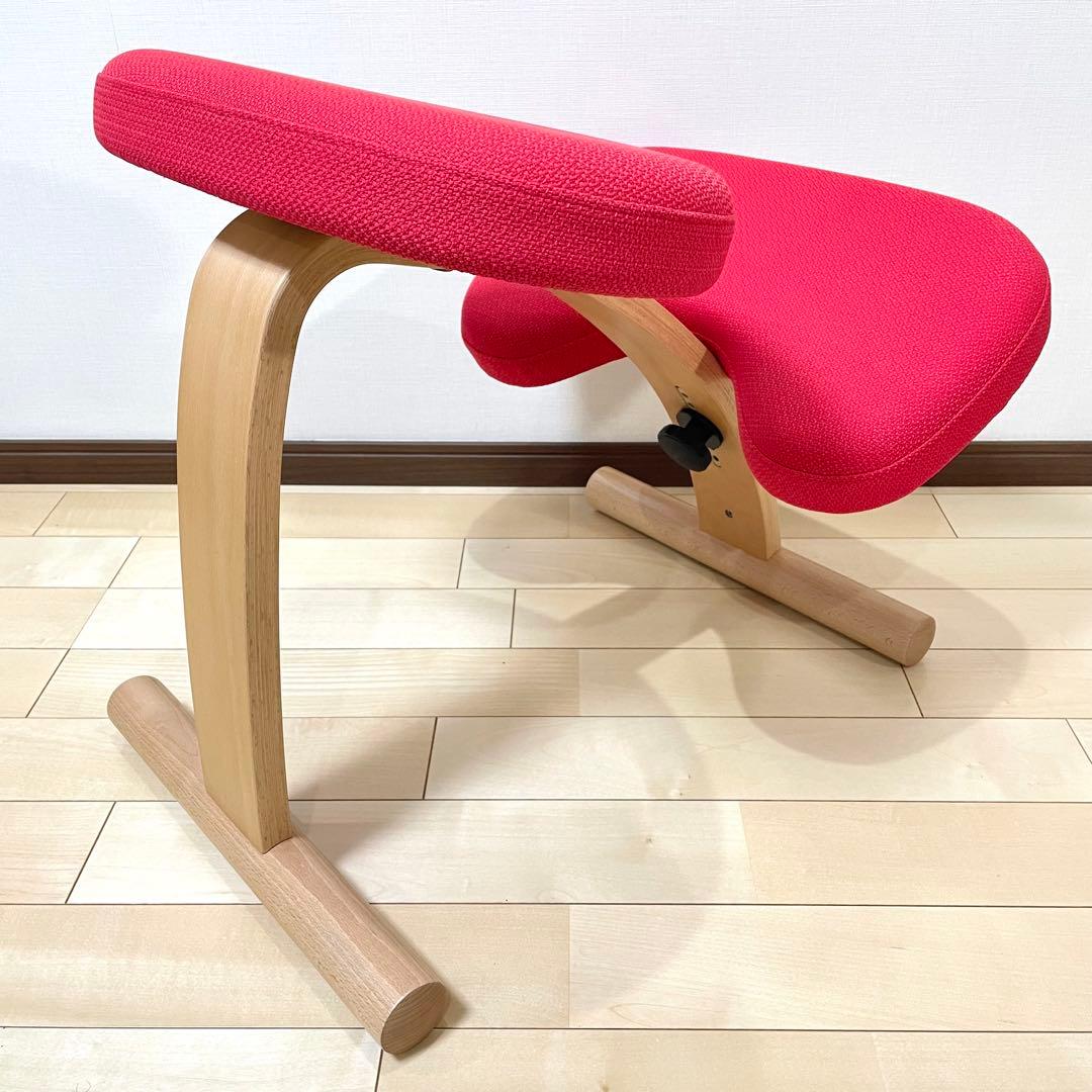 バランスラボ バランスチェア バランスイージー レッド 中古美品