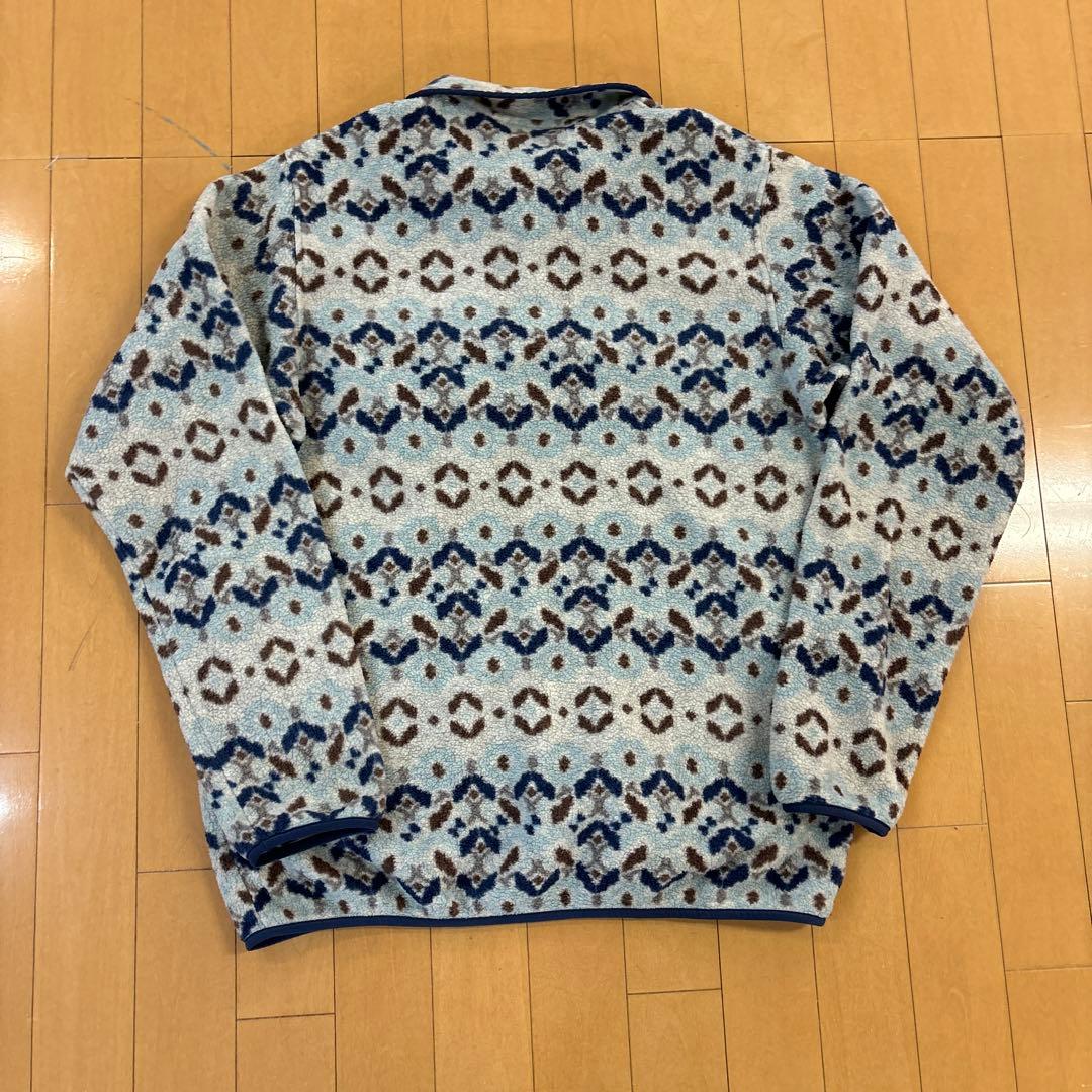 patagonia 総柄フリースジャケット（メンズM）