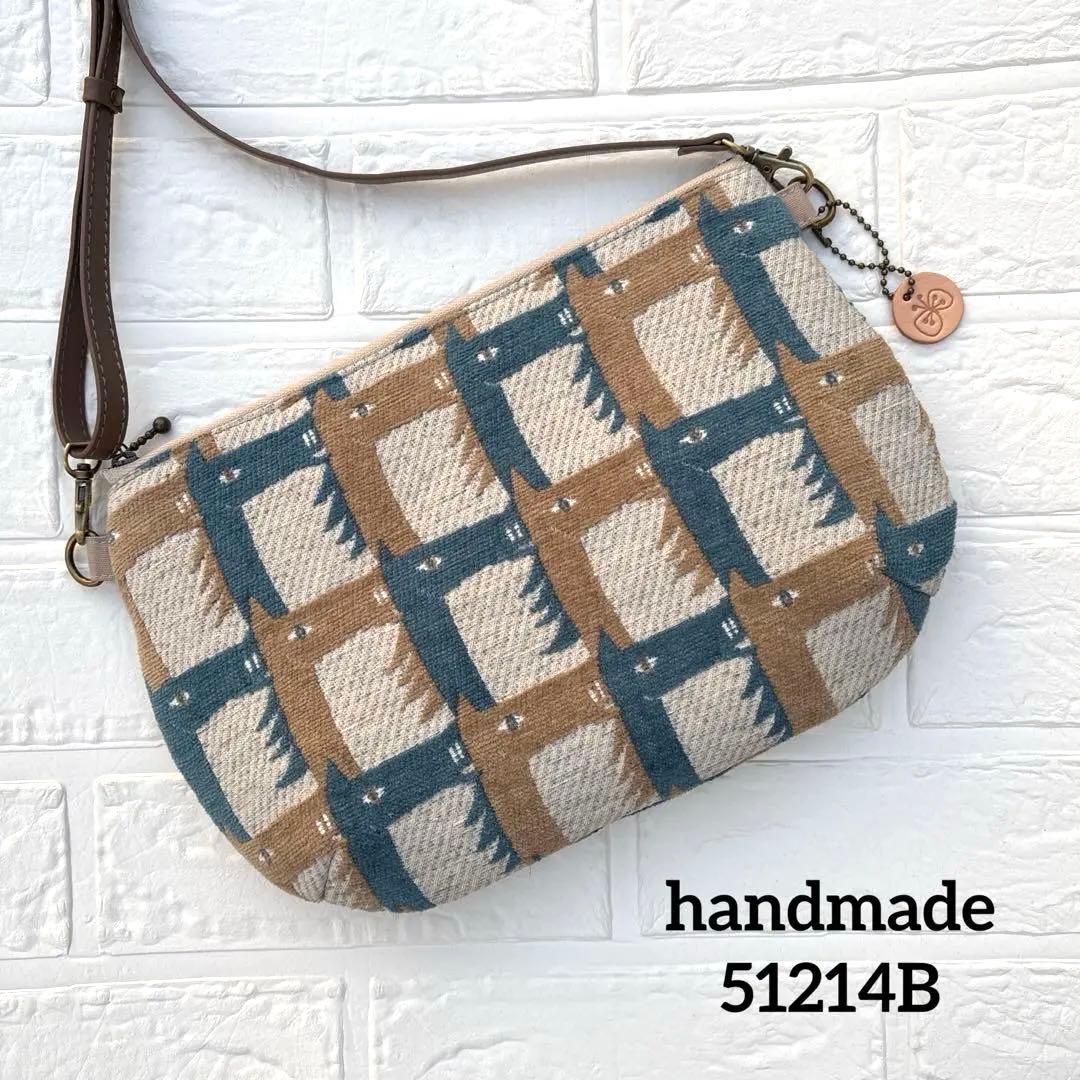 51214B ハンドメイド　ミナペルホネン　ショルダーバック