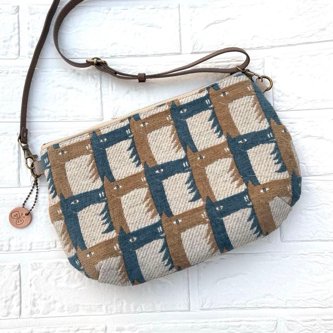 51214B ハンドメイド　ミナペルホネン　ショルダーバック