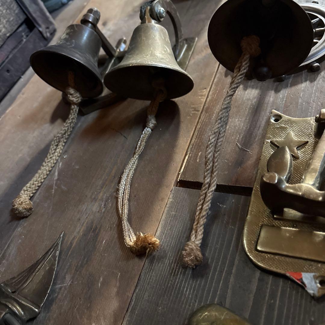 ビンテージ　マリン系　ブラス　雑貨