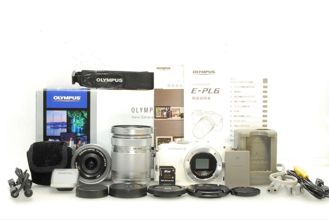 OLYMPUS E-PL6 ❤️スマホ転送 ダブルレンズ ミラーレス オリンパス