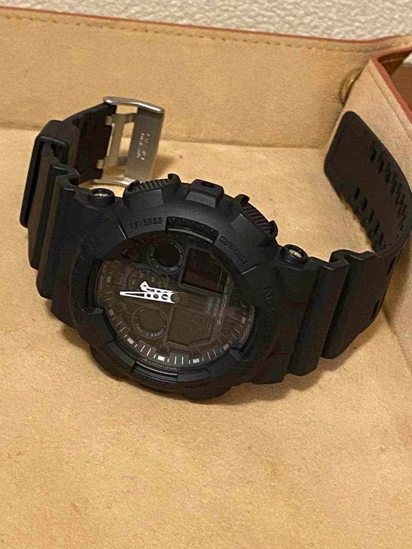 【 ベッカム着用G-SHOCKの電池新品 】 GA100 BLACK MODEL