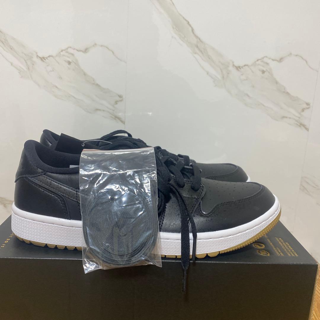 シューズ(男性用) nike air jordan 1 low golf black 28.0cm
