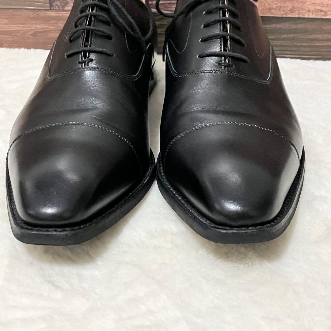 極美品 SCOTCH GRAIN ビジネス シューズ 革 靴 27.0 黒
