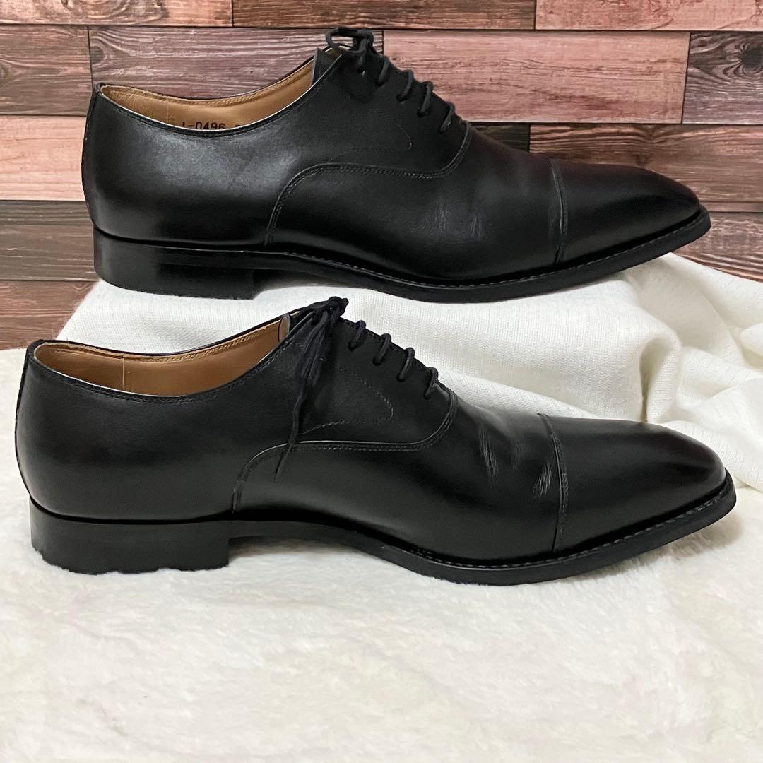 極美品 SCOTCH GRAIN ビジネス シューズ 革 靴 27.0 黒