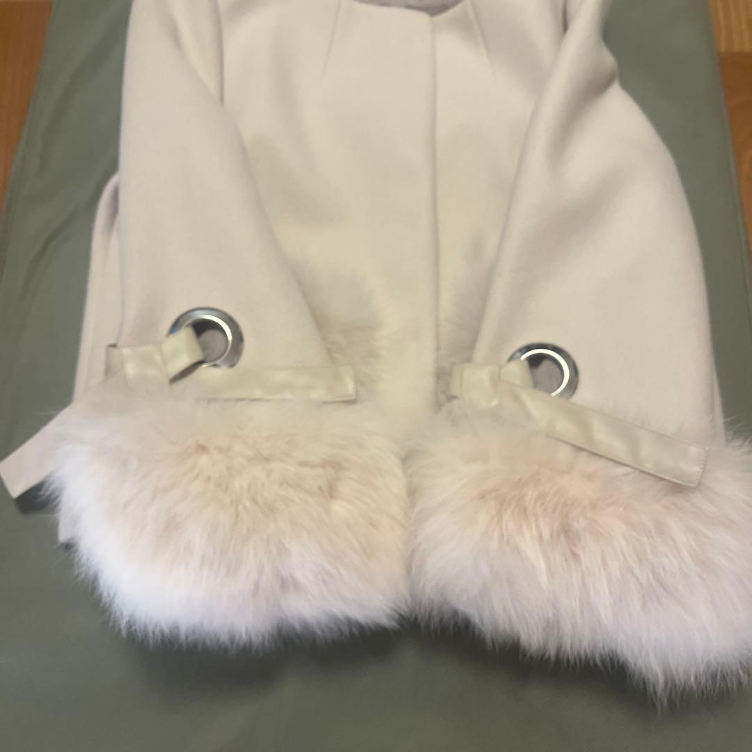 【新品・タグ付】FENNEL フェンネル リボン袖ファーアクセントショートコート