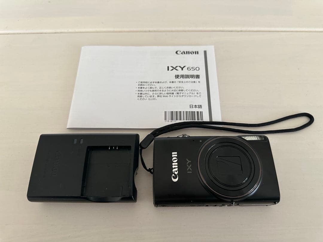 キャノン　イクシー　Canon IXY650 ブラックデジタルカメラ　Wi-Fi