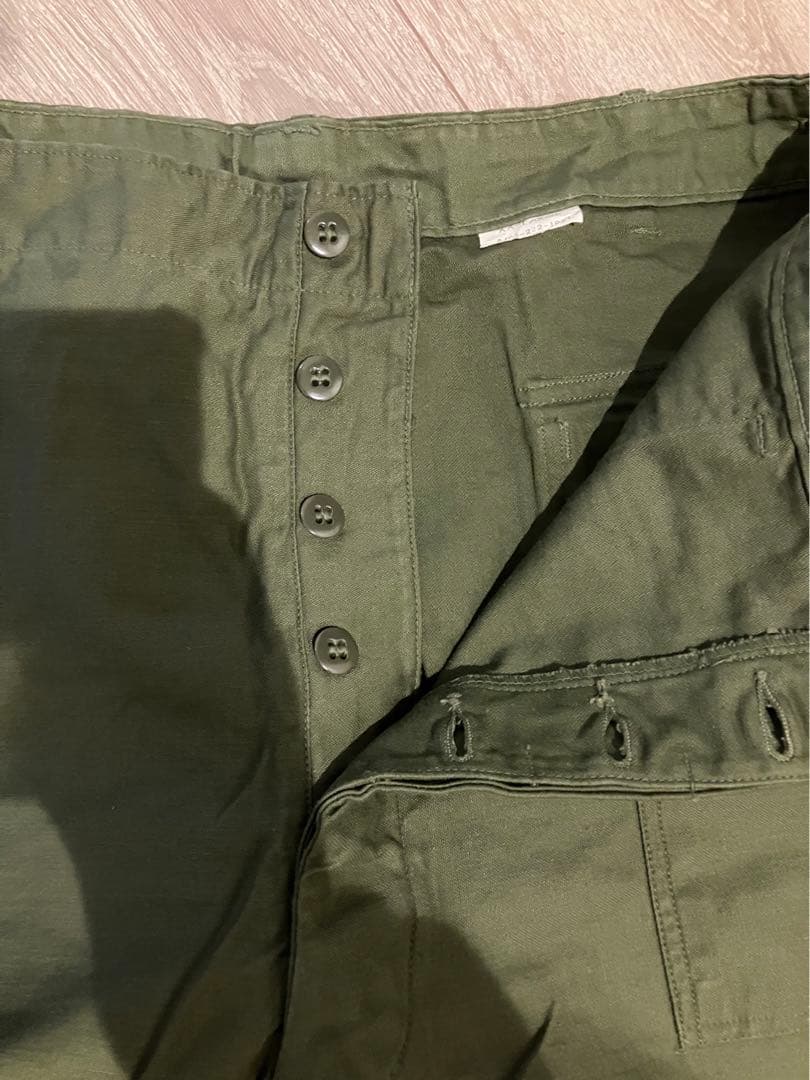 G*様 コットンサテン 50's U.S.ARMY 最初期 ベイカーパンツ ボタ