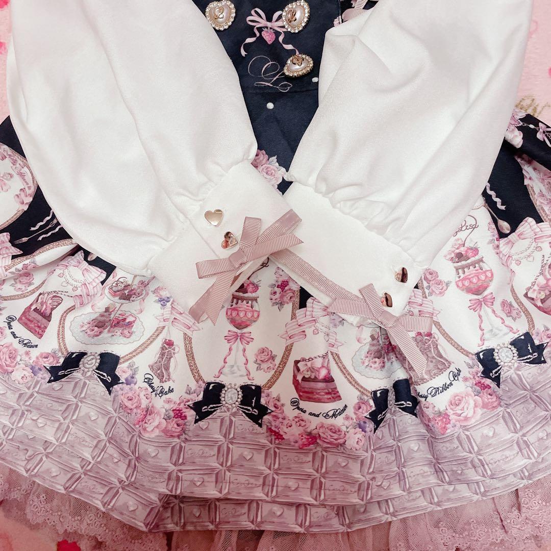 美品♡リズリサ♡Melty Chocolateセットアップ♡ブラック♡