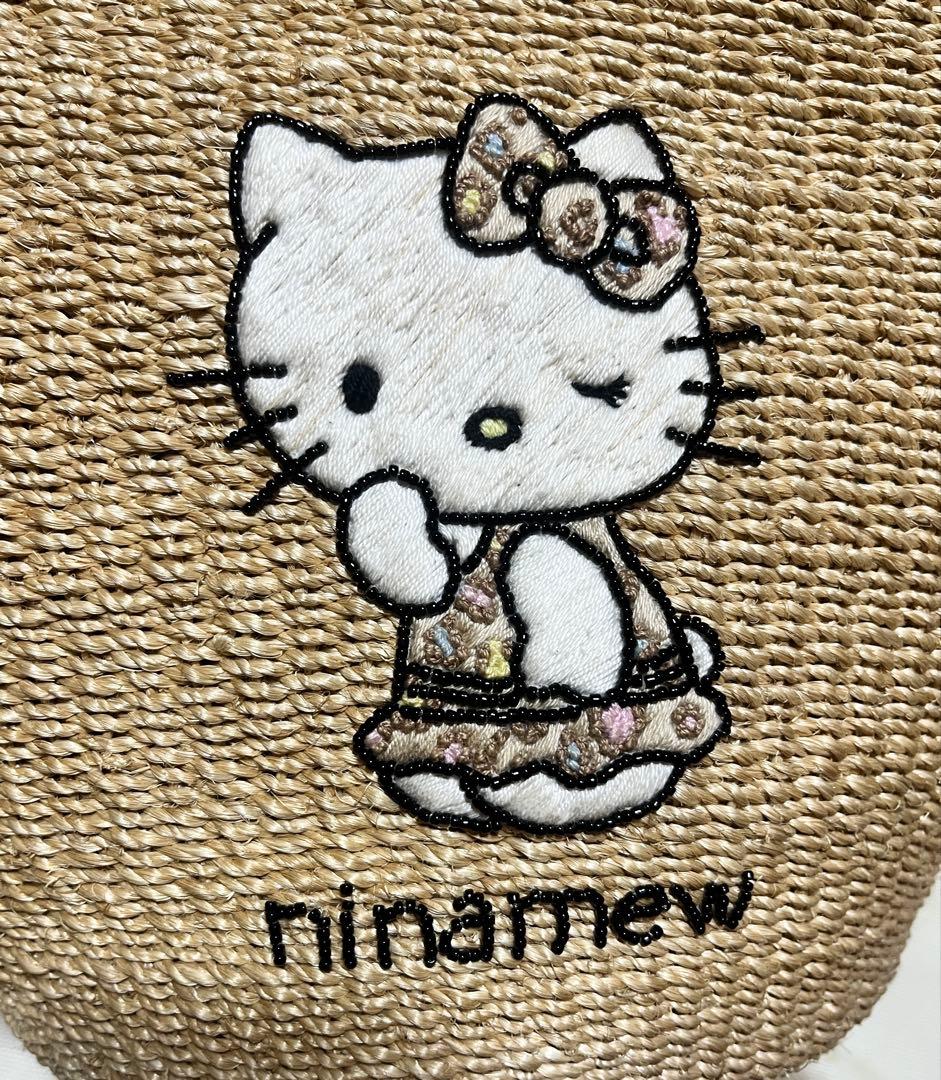 ★定価56000円＋税★ニーナミュウ★ハローキティコラボかごバッグ★2色セット★