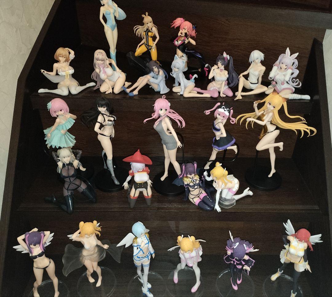 美少女アニメキャラクターフィギュア①開封品25体セット