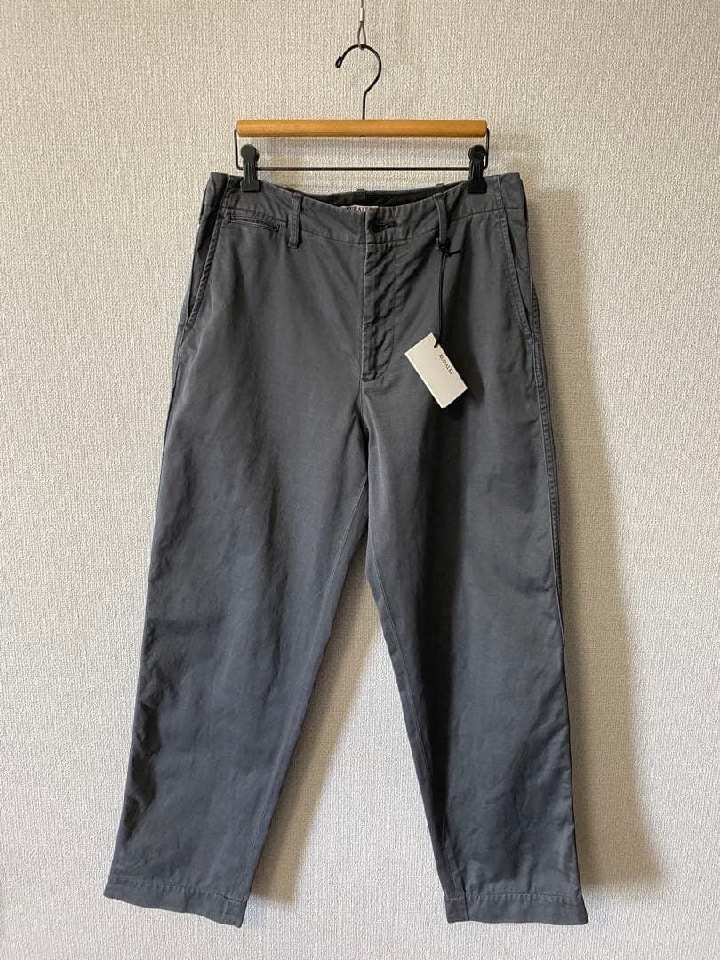 AURALEE WASHED FINX BUGGY SATIN PANTS［3］