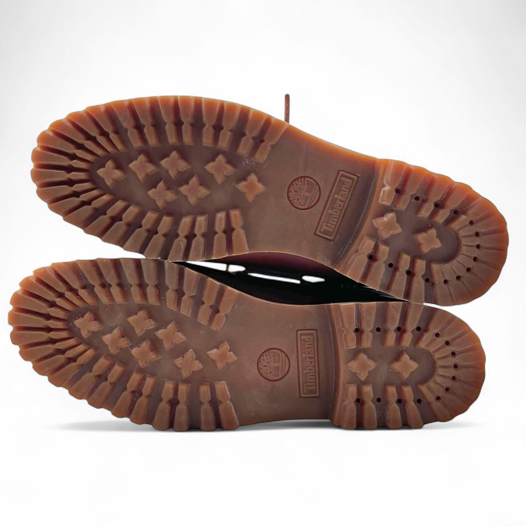 【美品】 ティンバーランド スリーアイ 27cm ヴァーガンディ デッキシューズ