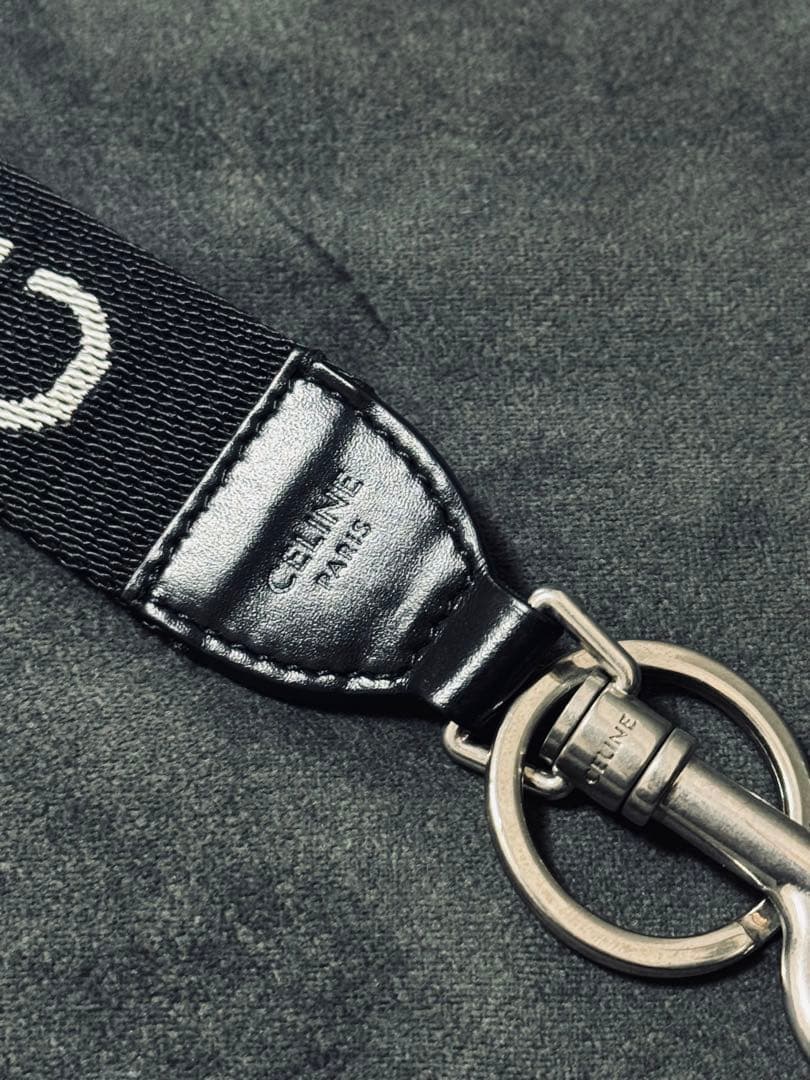 CELINE キーリング ブラック