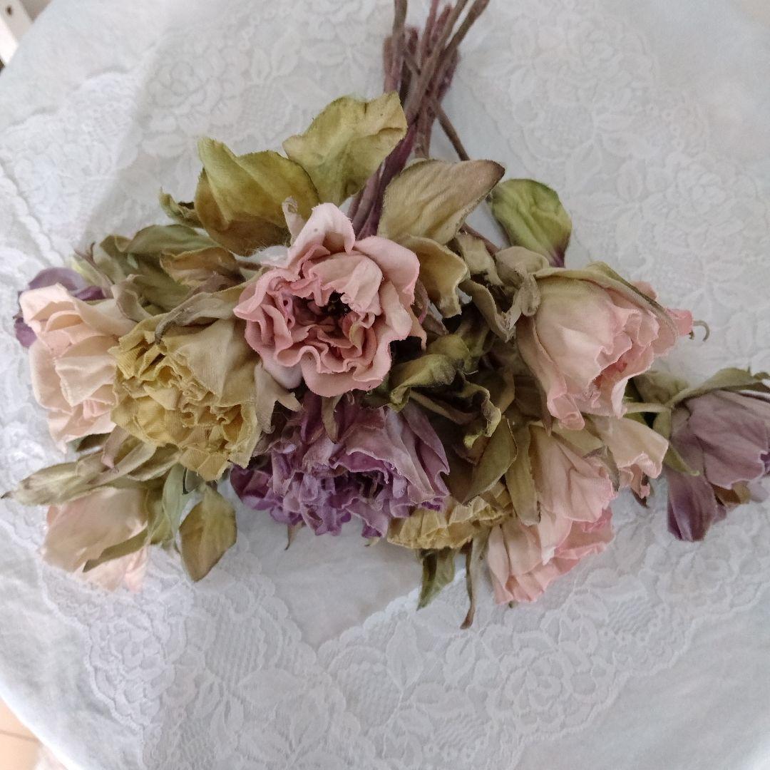 布花作品♡ドライな薔薇