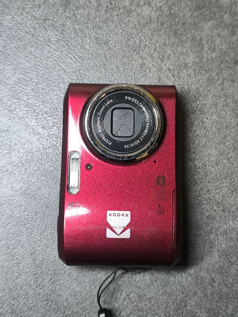 Kodak PIXPRO FZ45 赤 16MP コンパクトデジタルカメラ