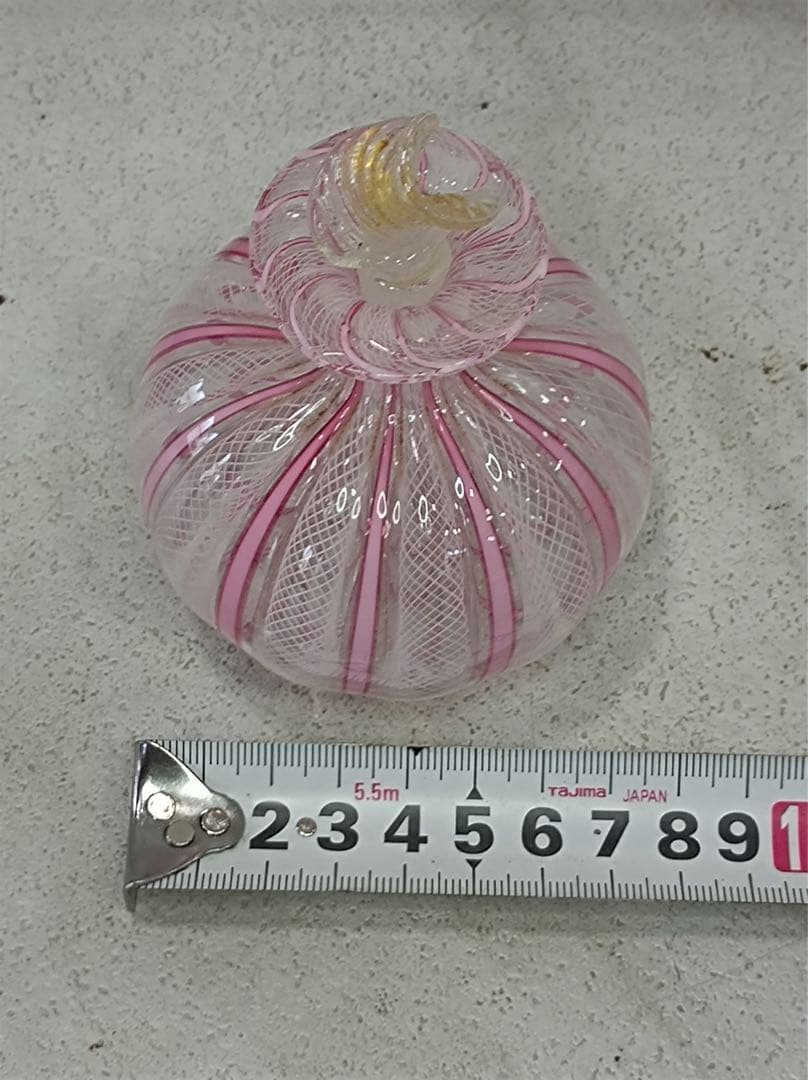 八5766【美品】MURANO ムラノ　ベネチアングラス　香水瓶