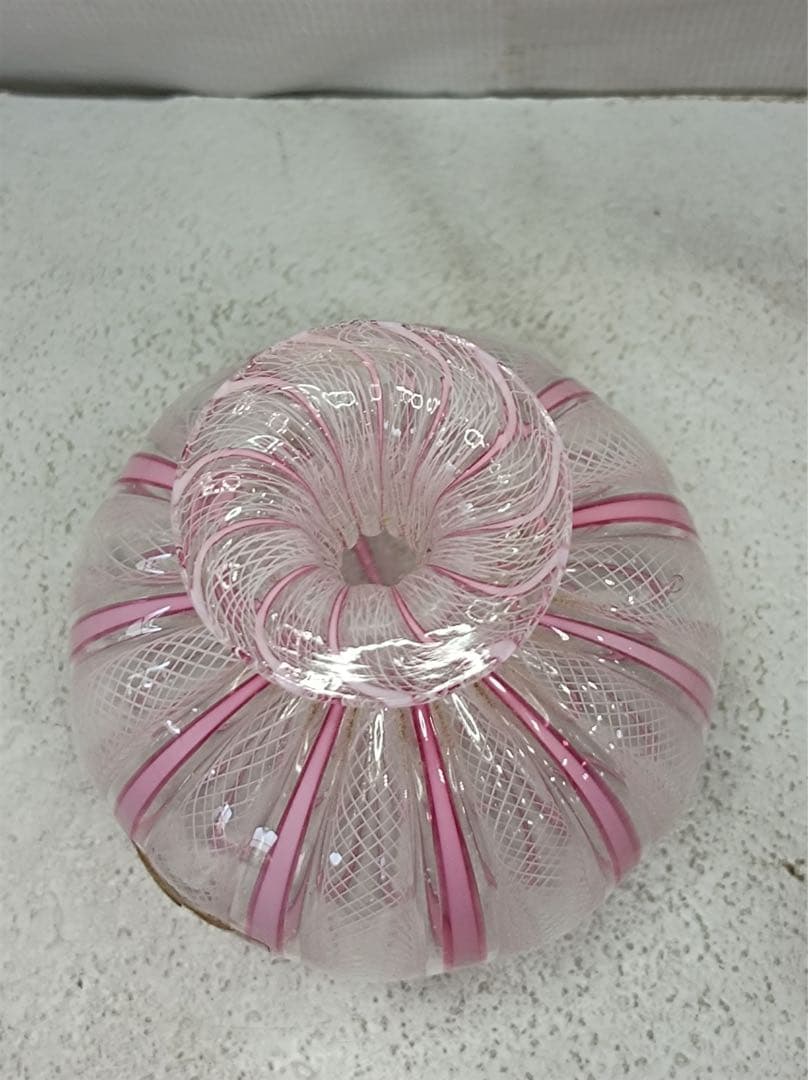 八5766【美品】MURANO ムラノ　ベネチアングラス　香水瓶