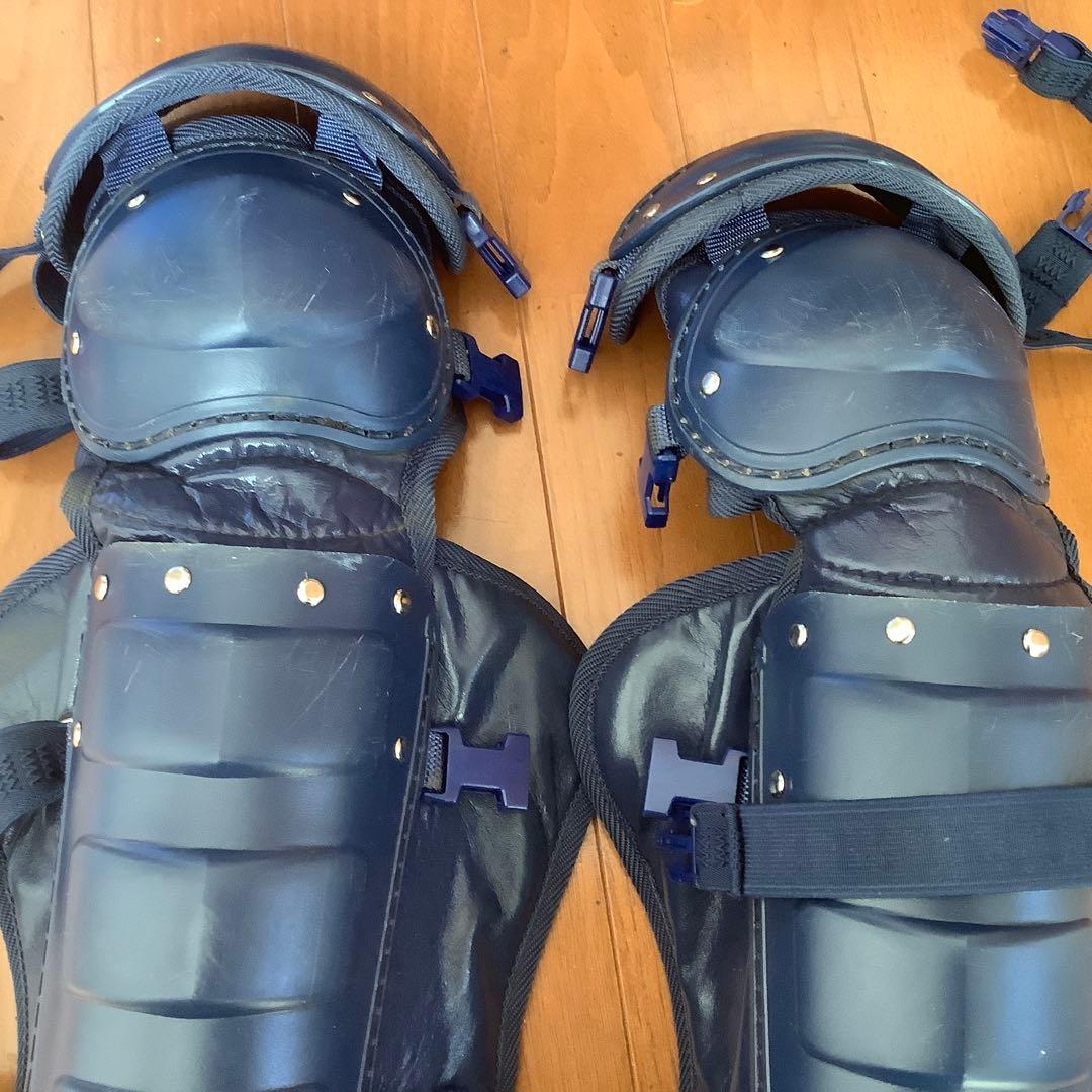 ZETT JSBB キャッチャー用防具セット ジュニア　ネイビー　収納袋付き