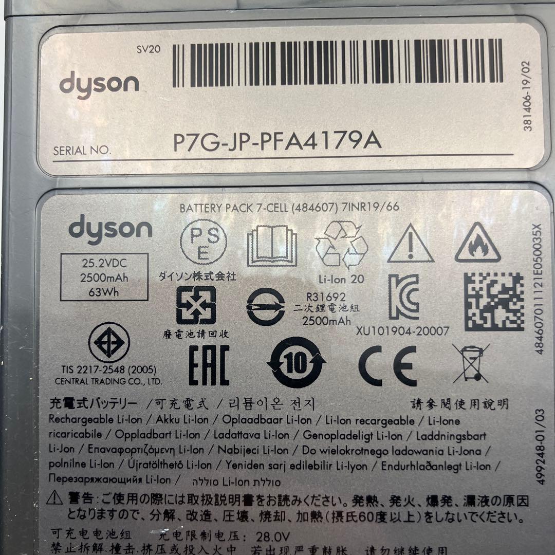 ダイソン V12 Detect Slim　SV20　本体のみ　掃除機