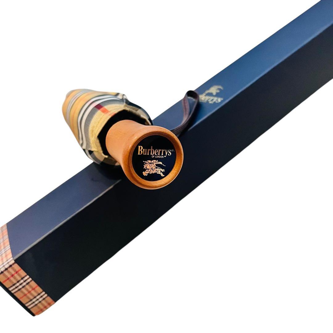 ほぼ未使用✨ BURBERRY バーバリー 折り畳み傘 ノバチェック 箱付