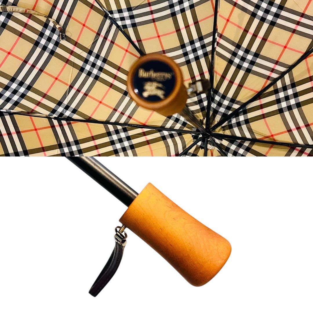 ほぼ未使用✨ BURBERRY バーバリー 折り畳み傘 ノバチェック 箱付