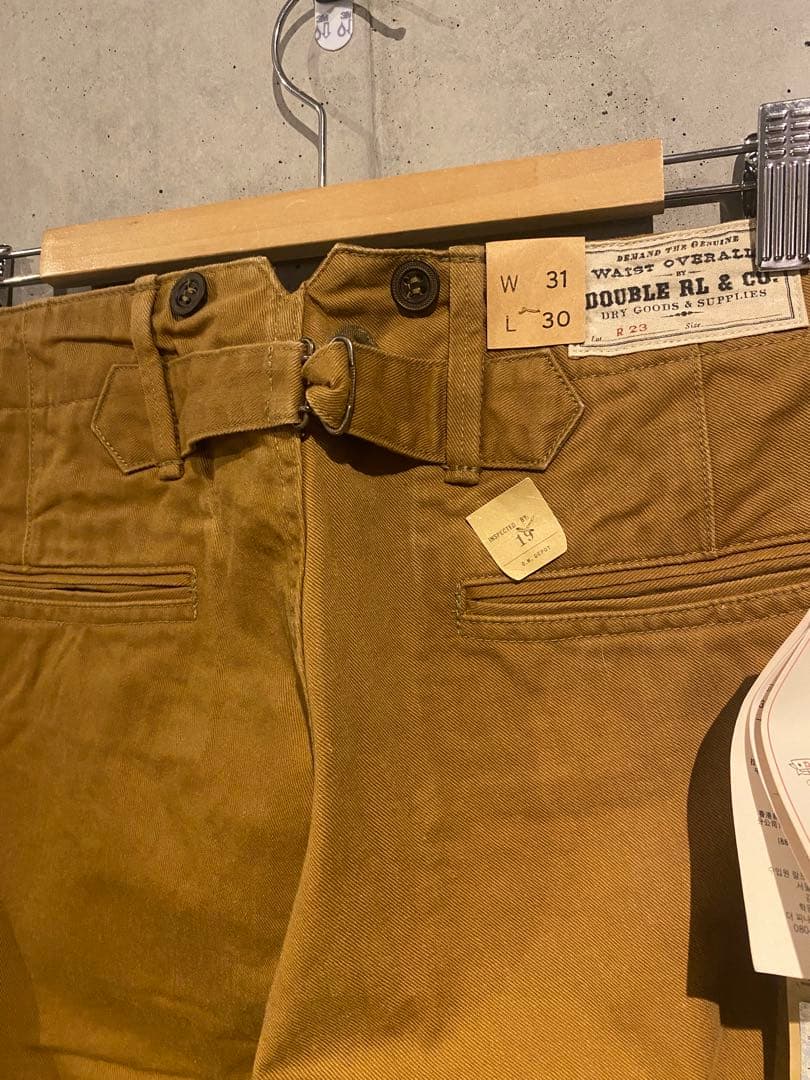 新品RRL FIELD CHINO W31×L30 ラルフローレン　ロンハーマン