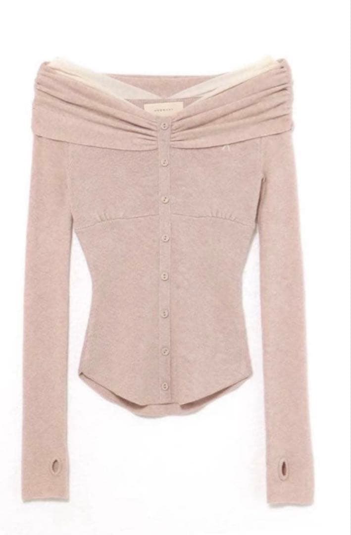 トップス andmary Shannon tulle knit tops andmary