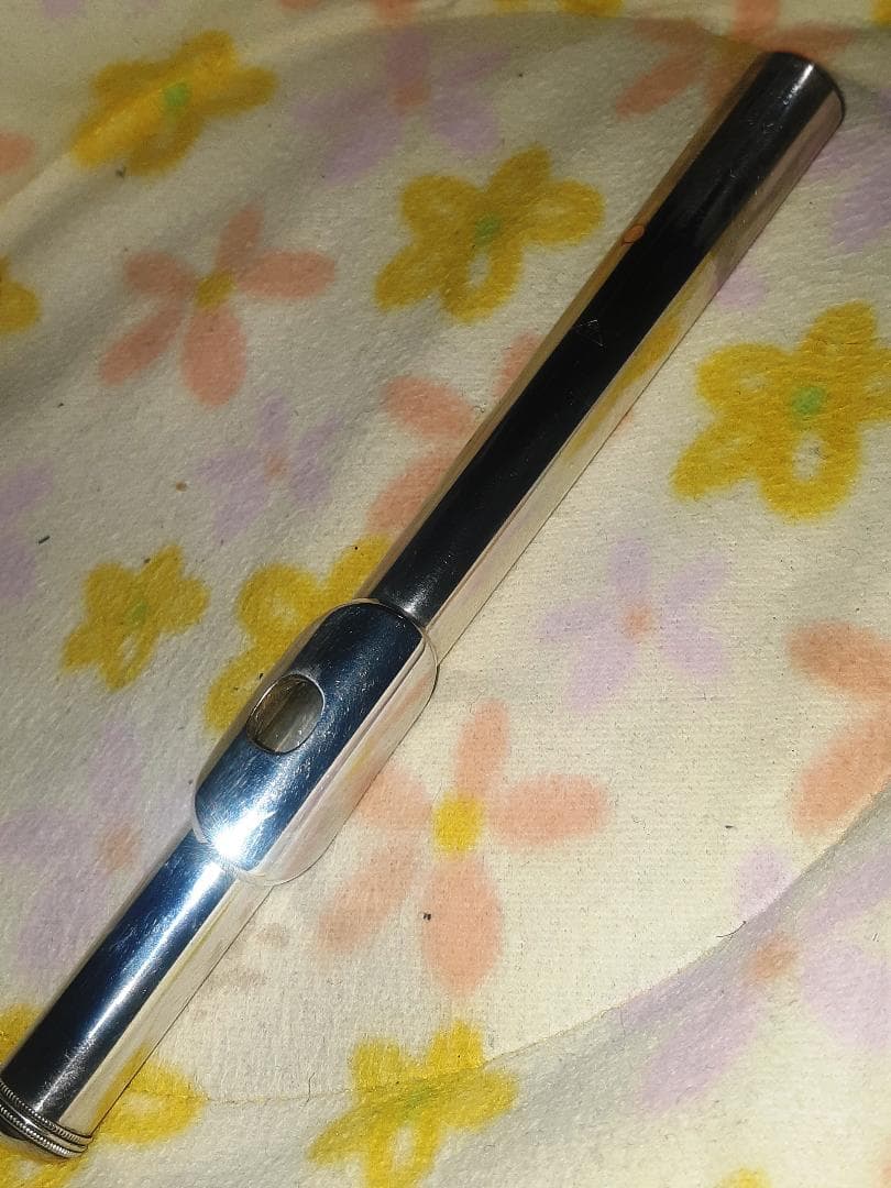 頭部管銀製　SANKYO　ETUDE　TOKYO　分解調整済　良音(^^♪