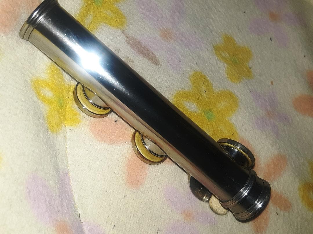 頭部管銀製　SANKYO　ETUDE　TOKYO　分解調整済　良音(^^♪