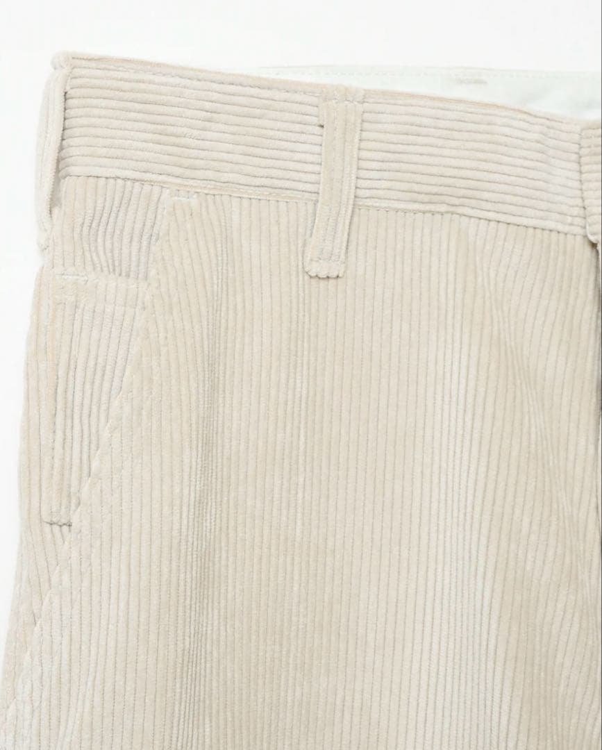 パンツ Shishikui painter C CORDUROY CREAM36