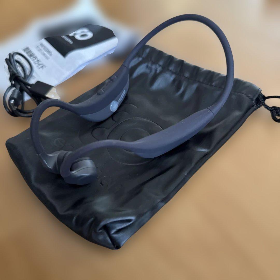 〖美品〗earopen FIT BT-1 骨伝導イヤホン ブラック