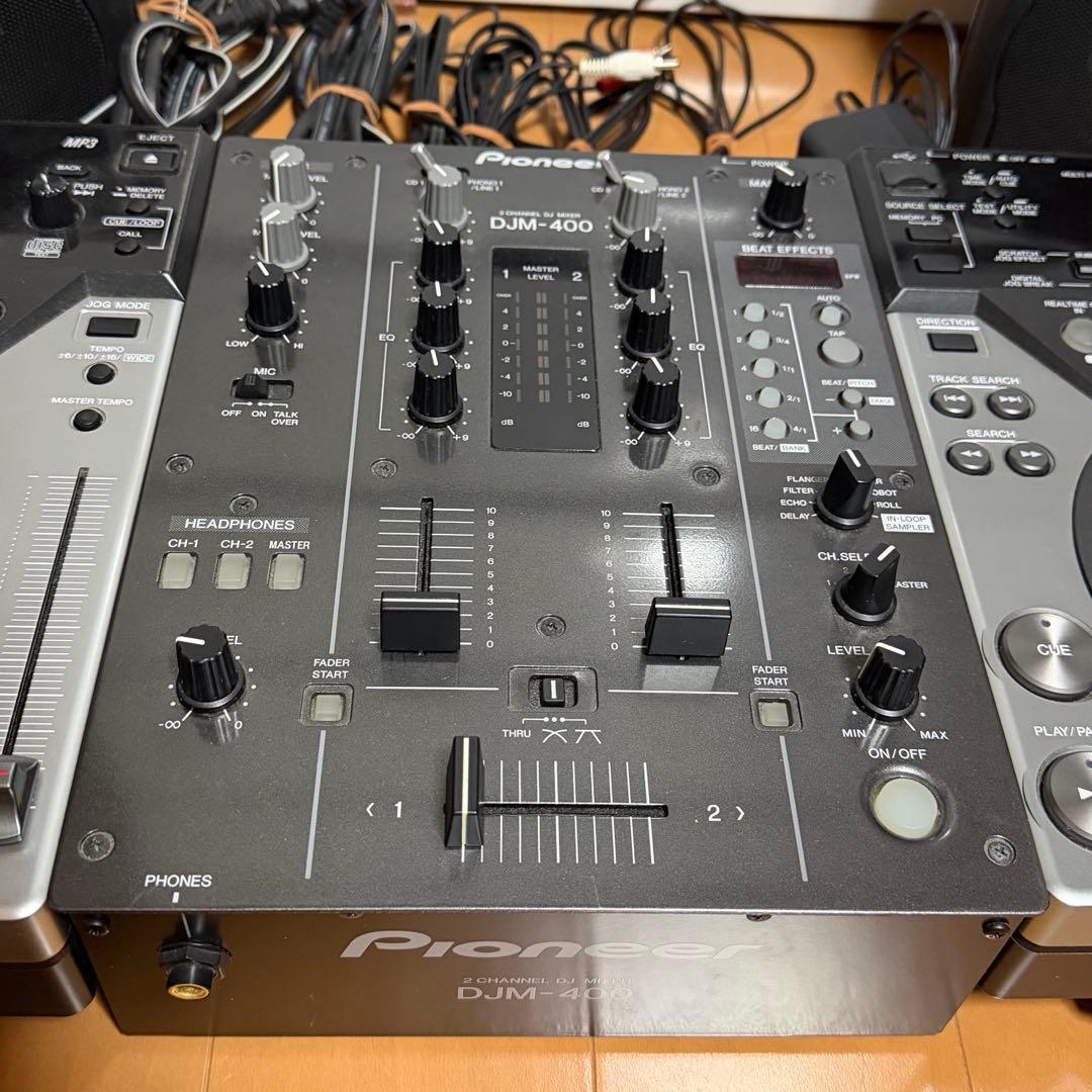 Pioneer パイオニア CDJ-400 x2 & DJM-400 セット